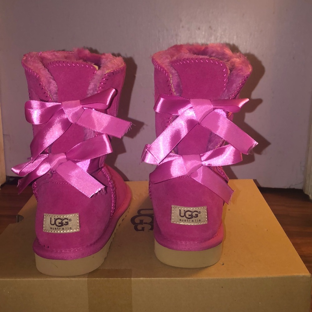 Pink Bailey Bow Uggs